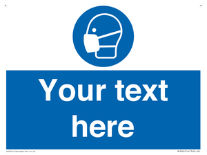 Custom Face Mask Sign